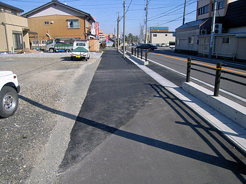 A線歩道改良工事
